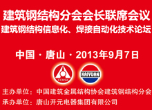 建筑钢结构分会会长联席会议，信息化，焊接自动化技术论坛